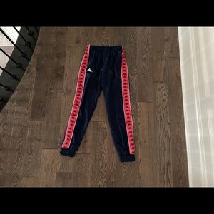 Navy Blue and Red Kappa Joggers